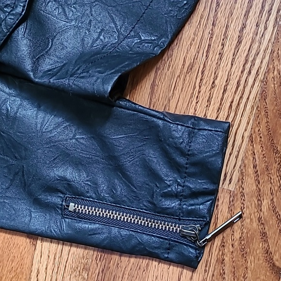 Biker Faux Leather Jacket - Picture 4 of 11